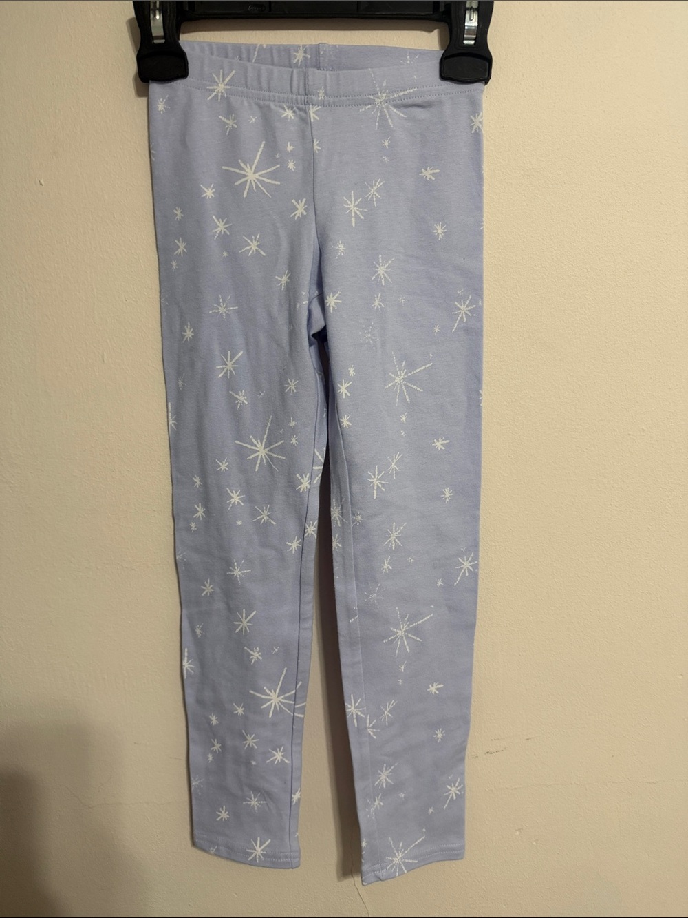 Mi Light Blue Star-Print Pajama Bottoms